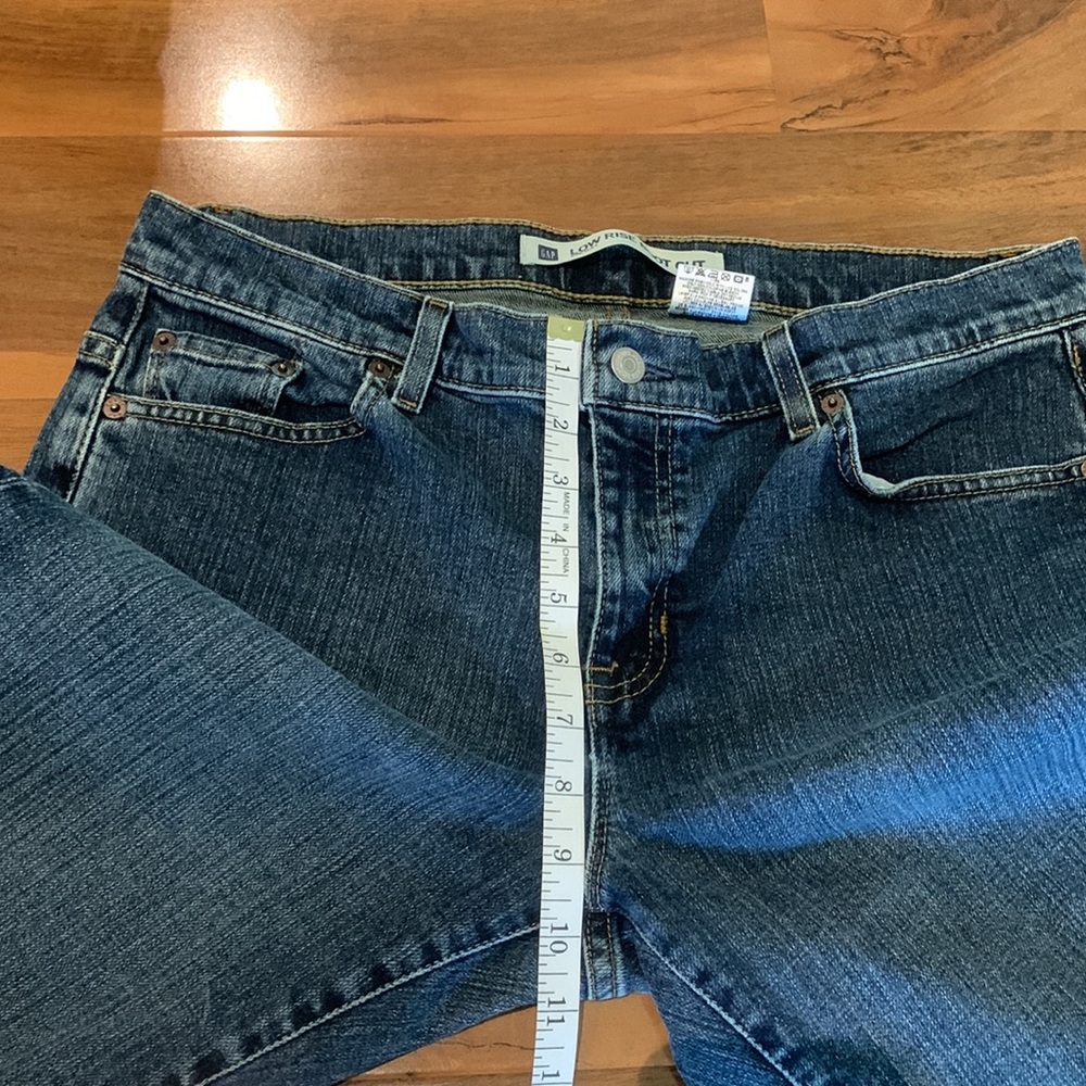 Gap Low Rise Boot Cut Jeans 12 R - Picture 5 of 9